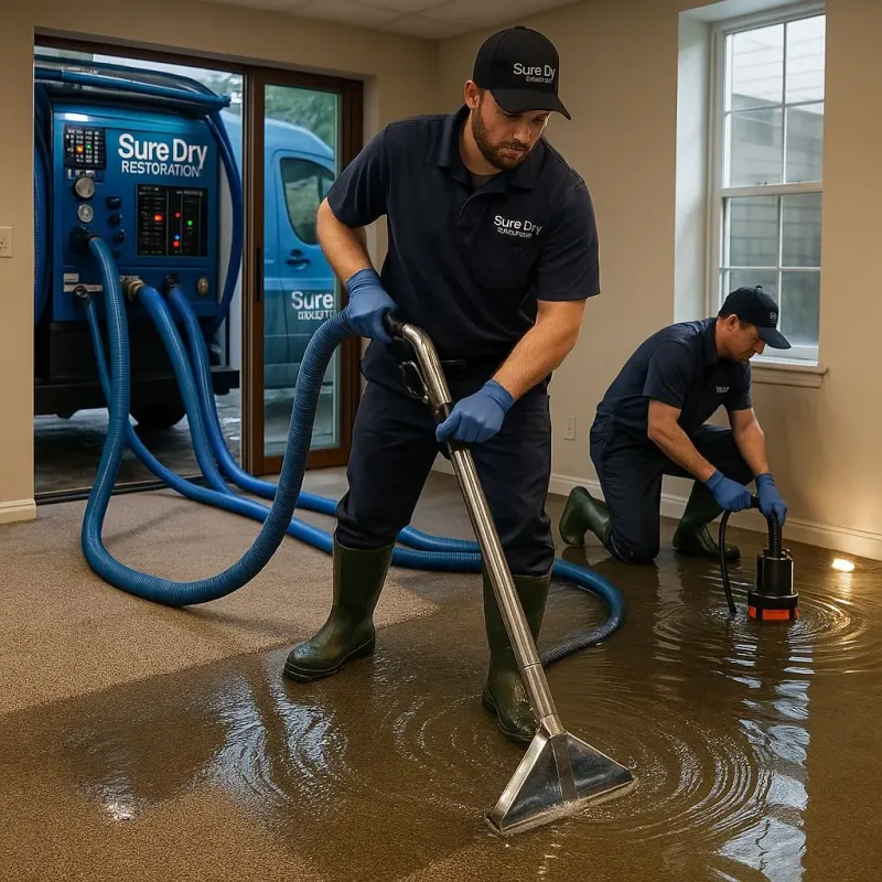 Water Extraction and Removal process in Lincolnton, GA